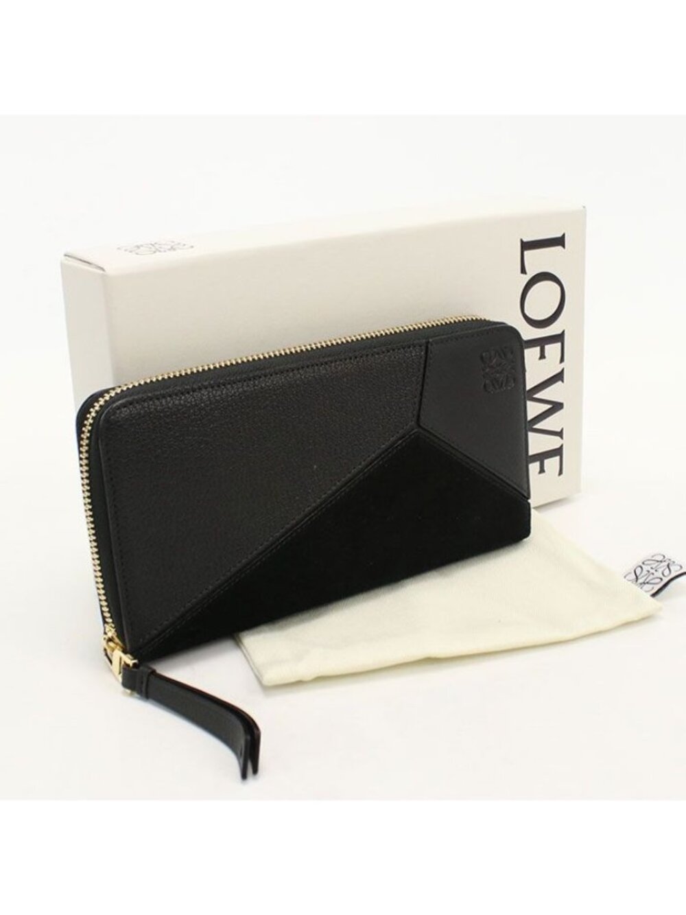 Loewe Puzzle Wallet Zip Around Leather